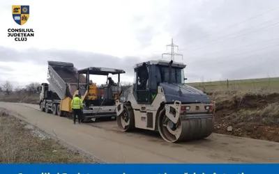 Consiliul Județean a demarat lucrări de întreținere pe drumul județean 103V Vălișoara – DJ 107L