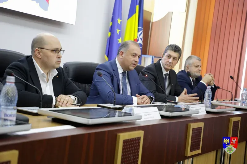 Întâlnire de lucru între Consiliul Județean Vrancea și primăriile din județ: colaborarea, esențială pentru dezvoltarea Vrancei