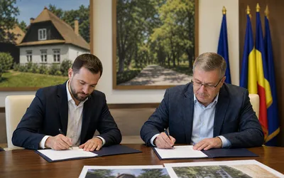 Contract semnat pentru reabilitarea parcului și împrejmuirilor Muzeului Memorial „Octavian Goga” din Ciucea