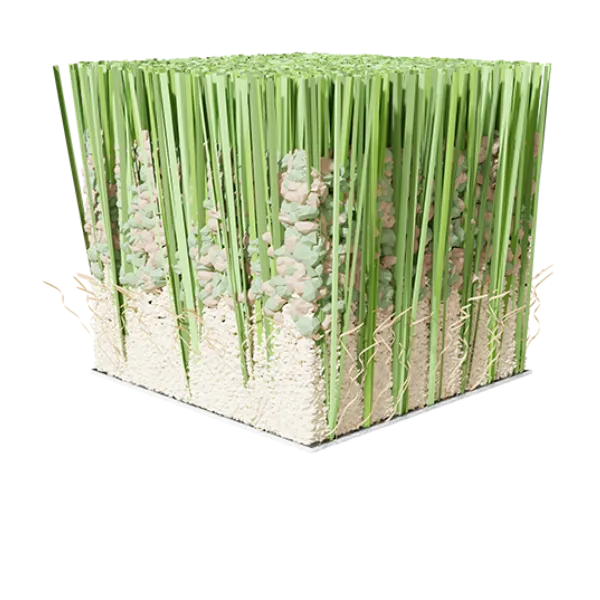 Gazon sintetic pentru fotbal 40 mm -  ecologic si 100 % reciclabil