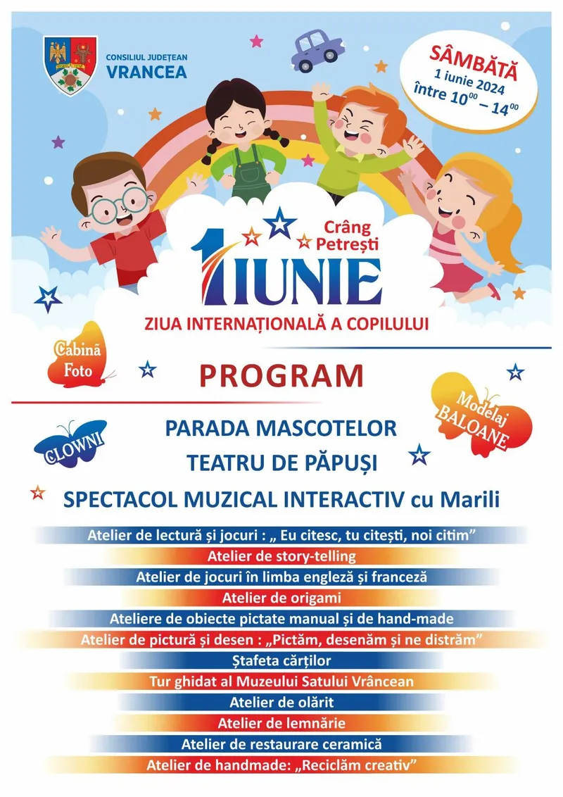 1 iunie 2024 – Ziua Internațională a Copilului, în Crângul Petrești