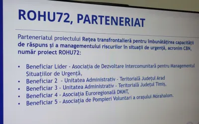 Un nou proiect din fonduri transfrontaliere a fost finalizat de Consiliul Județean Arad
