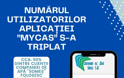 Numărul utilizatorilor aplicației ”MyCAS” s-a triplat