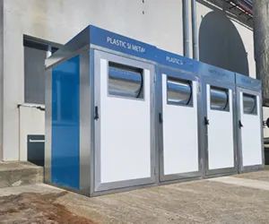 Insule supraterane incasetate cu containere