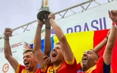 Naționala României e campioană mondială la padbol. Victorie în set decisiv în finala cu Uruguay!