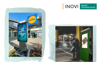 Stații pentru încărcarea mașinilor electrice / Totemuri digitale indoorși outdoor