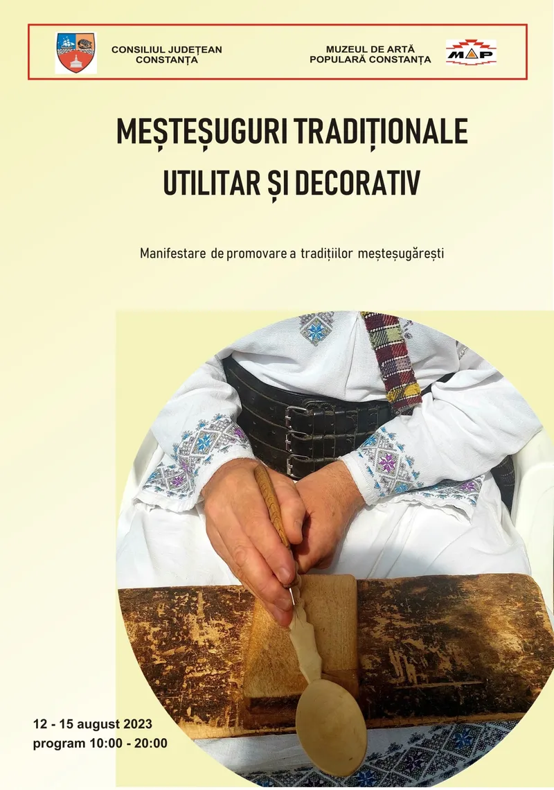 Consiliul Judeţean Constanţa, prin Muzeul de Artă Populară Constanţa, continuă seria evenimentelor estivale