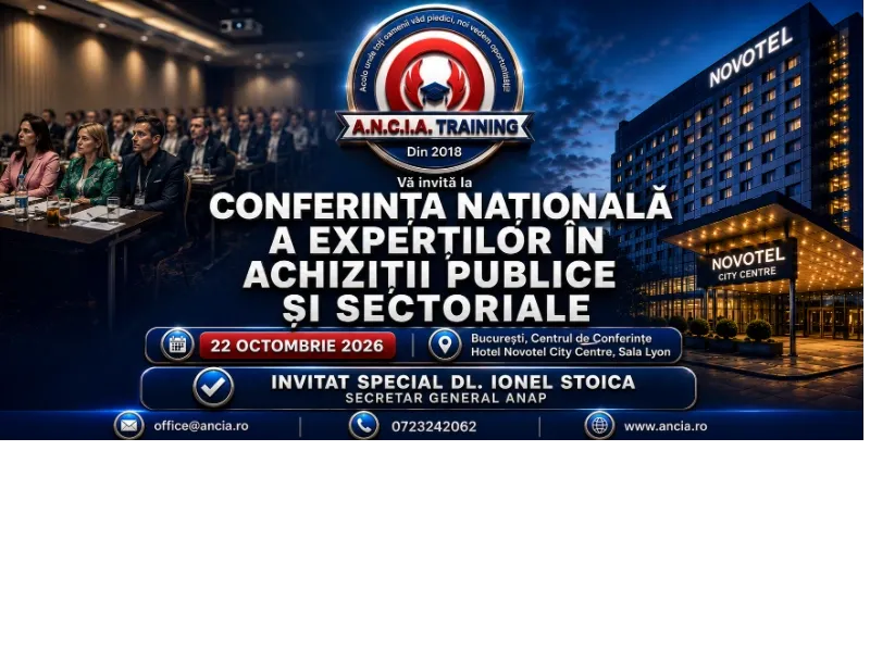Conferința Națională a Experților în Achiziții Publice și Sectoriale 2026
