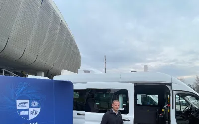Microbuzele destinate transportului școlarilor din județ au ajuns la Cluj
