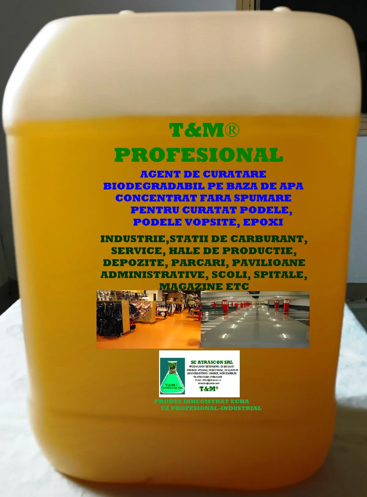 DETERGENT PROFESIONAL PENTRU CURATAT PODELE