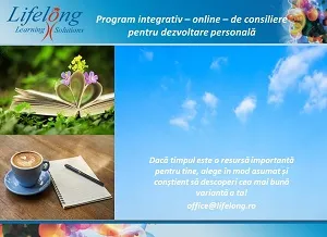 Program individualizat de consiliere online pentru dezvoltare personală