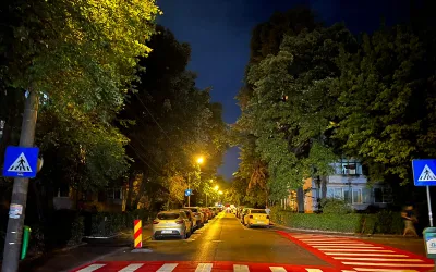 Treceri de pietoni moderne și sigure, în preajma școlilor din Sectorul 6