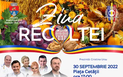 Muzică, bucate tradiționale și multă voie bună, la Ziua Recoltei 2022!