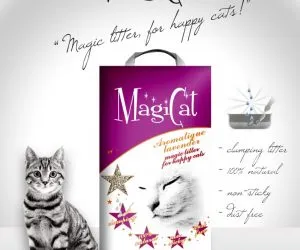Așternut igienic pisici MagiCat Aromatique Lavender, 5 kg