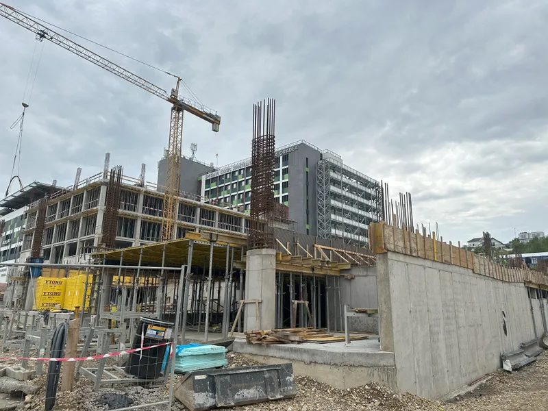 Cea mai nouă parcare supraetajată din Oradea, 35% stadiu de execuție