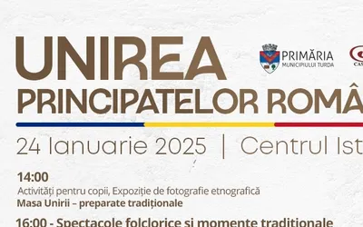 Unirea Principatelor Române – Eveniment dedicat zilei de 24 ianuarie 2025, Turda