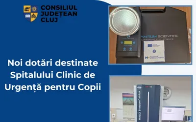 Noi dotări destinate Spitalului Clinic de Urgență pentru Copii