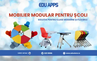 Mobilier modular pentru școli – soluția pentru clase moderne și flexibile
