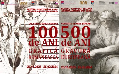 VERNISAJ LA MUZEUL DE ARTĂ - ”100 DE ANI DE GRAFICĂ ROMÂNEASCĂ - 500 DE ANI DE GRAVURĂ EUROPEANĂ”