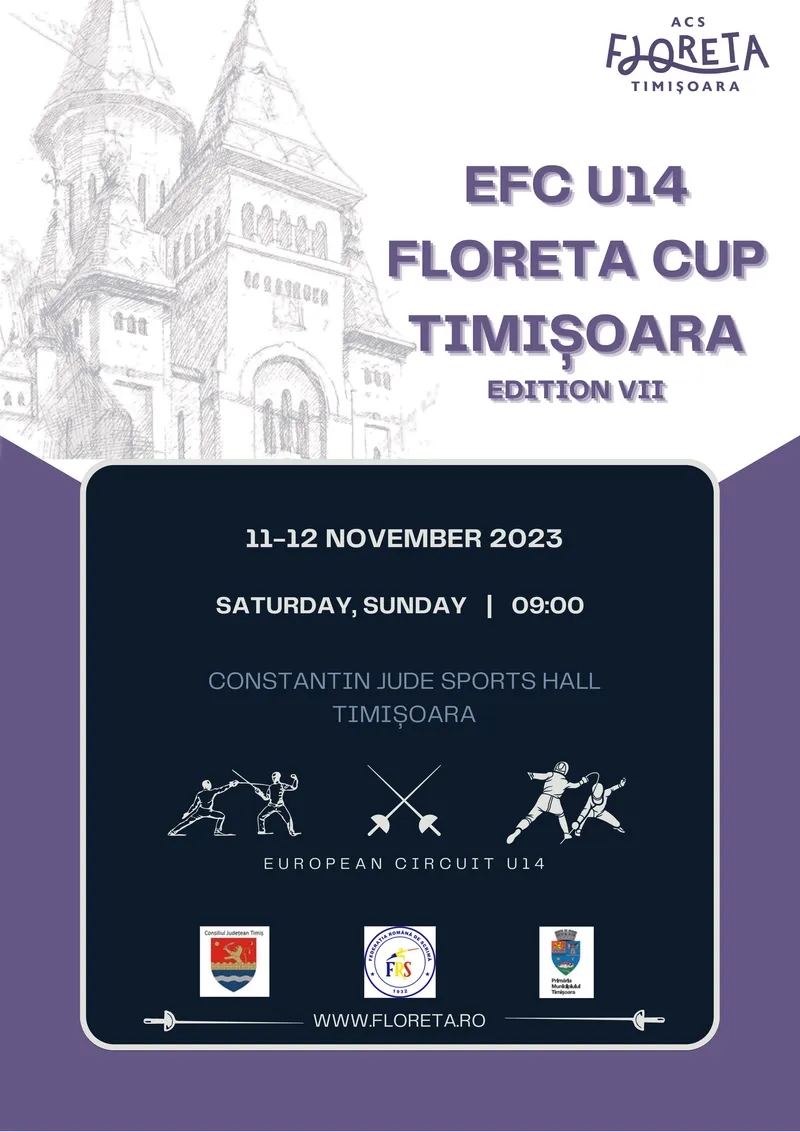 Competiție de scrimă la Timișoara