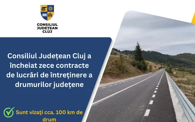 Consiliul Județean a încheiat zece contracte de lucrări de întreținere a drumurilor județene