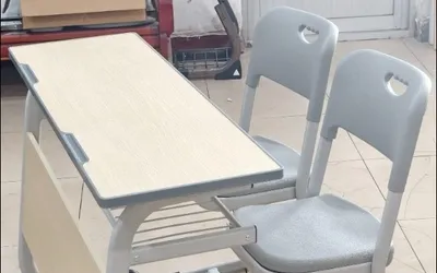 SET Banca Scolara Dubla Cu 2 Scaune, Mobilier Scoala Elevi