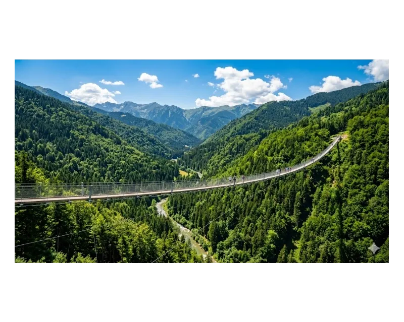Premieră în administrația locală: Comuna Parva va construi cel mai înalt pod suspendat din Europa, o investiție strategică în turism