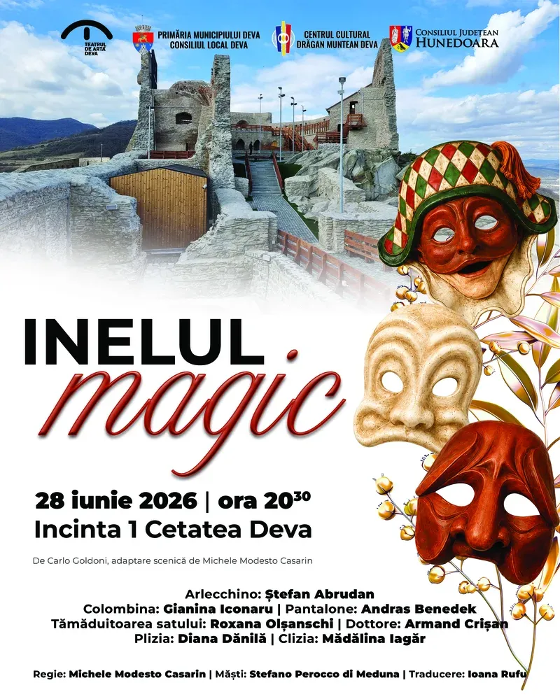 „Inelul Magic” revine la Cetatea Deva pe 28 iunie 2026
