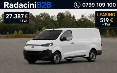 Fiat Scudo VAN L3 detarat la MMTA 2.490 kg, fără tahograf, cu motor 1.5 diesel de 120 CP