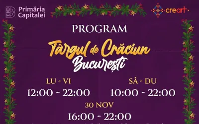 Târgul de Crăciun București - Piața Constituției - 30 noiembrie 2023