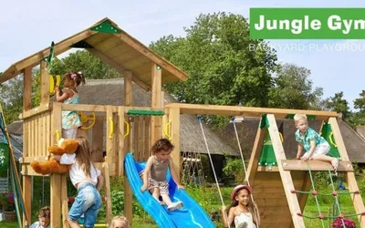 Ansambe de joaca - Jungle Gym Chalet-Climb Extra - 5.141  lei