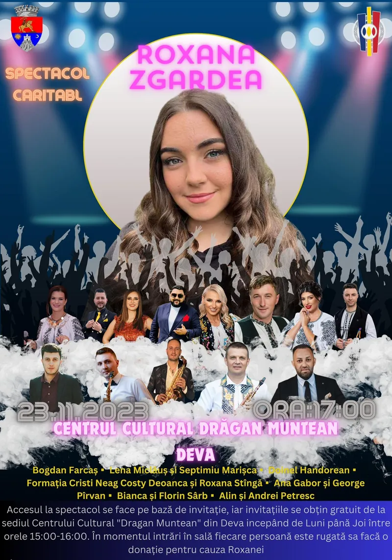 Împreună pentru Roxana Zgârdea!