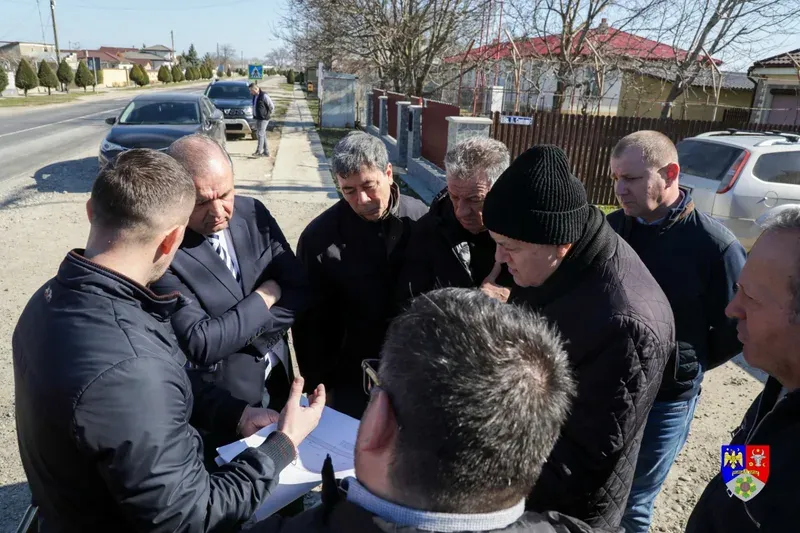 Nicușor Halici, pe teren: avansează lucrările pe DJ 204G Suraia – Boțârlău