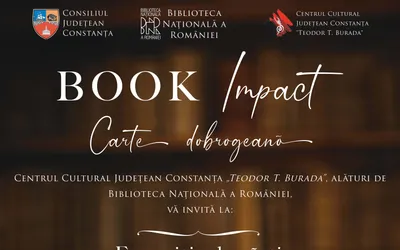 Consiliul Județean Constanța vă invită la vernisajul expoziției itinerante de carte din cadrul Proiectului cultural Book Impact – Cartea Dobrogeană