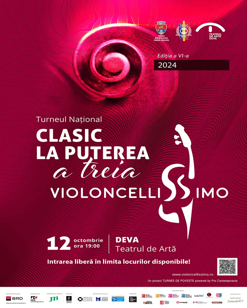 Turneul Național Clasic la puterea a treia „Violoncellissimo” revine la Deva!
