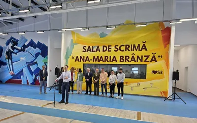 Un vis devenit realitate!  Prima sală de scrimă construită în România în ultimii 40 de ani, inaugurată