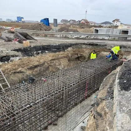 Prinde contur fundația pasajului suprateran din Oșorhei