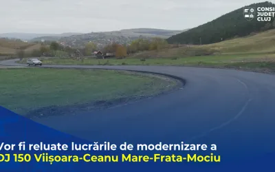 Comunicat de presă | Vor fi reluate lucrările de modernizare a cca. 40 de km de drum județean