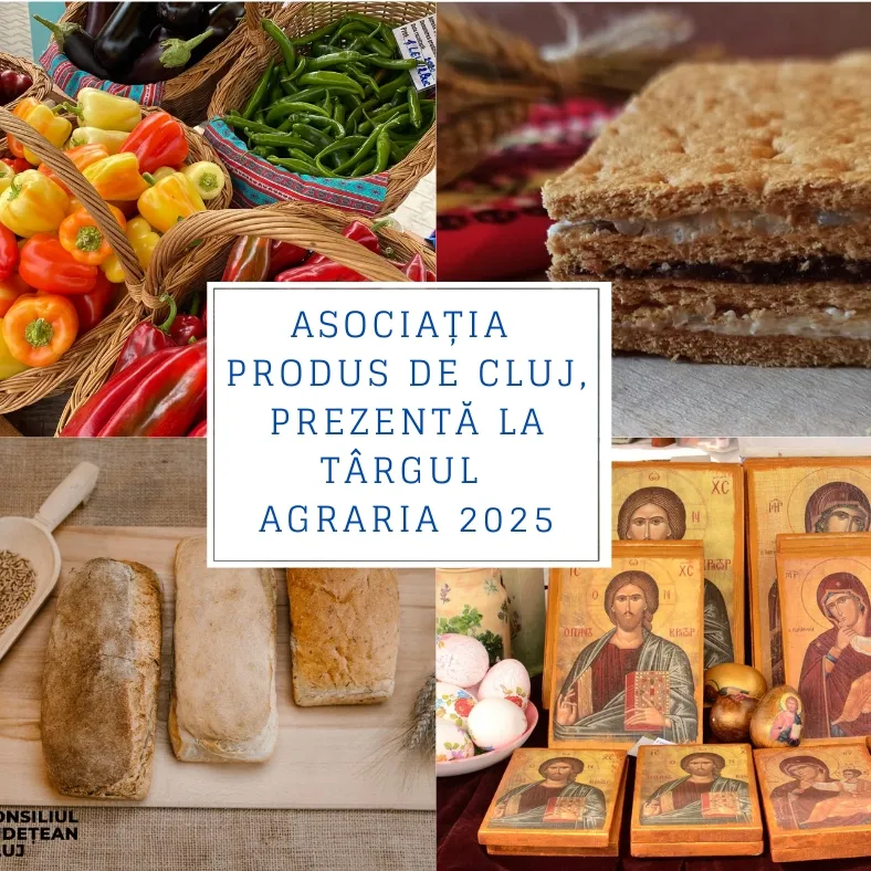 Asociația Produs de Cluj, prezentă la Târgul Agraria 2025