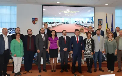 Cinci ani de la înfrățirea dintre Consiliul Județean Arad și Districtul Tübingen