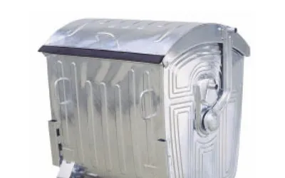 CONTAINER METALIC 1100 L  Depozitare deseuri