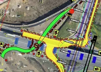 Restricții de circulație pentru lucrările la pasajul denivelat de pe DN 79, la intersecția cu Centura Oradea