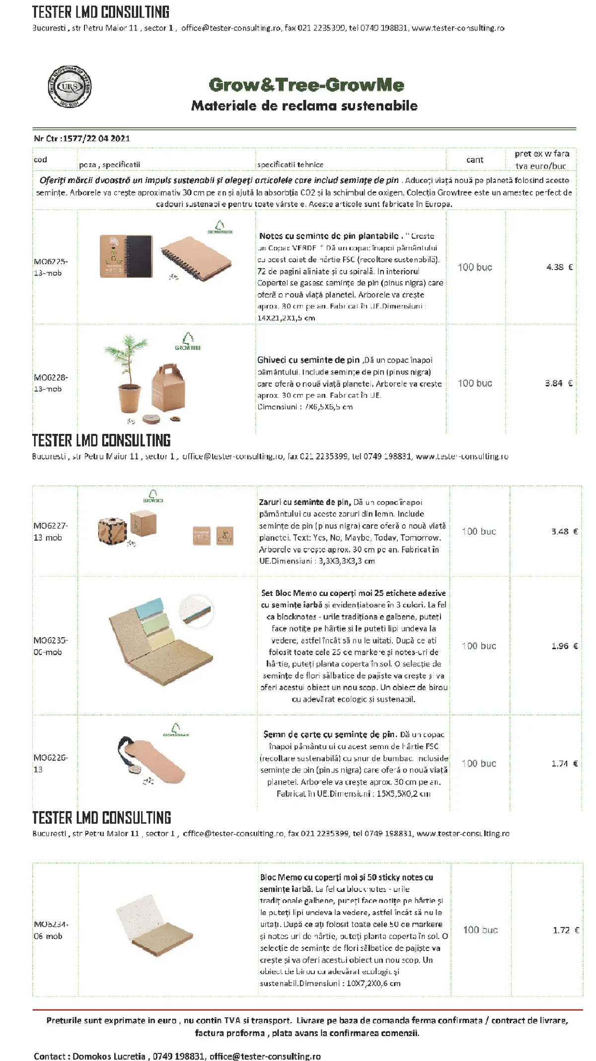 Colectia Verde Grow Tree