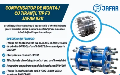 Compensator de montaj cu tiranți tip F3 JAFAR 9311