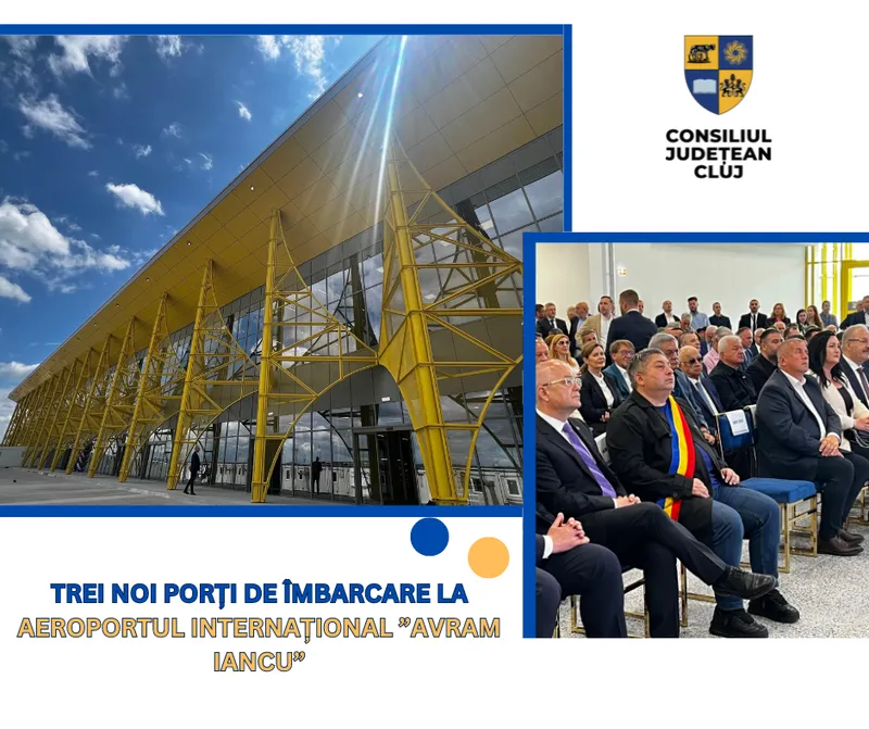 Trei noi porți de îmbarcare la Aeroportul Internațional ”Avram Iancu”