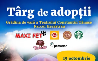 Autoritatea pentru Supravegherea și Protecția Animalelor organizează un nou târg de adopții, de data aceasta în Herăstrău