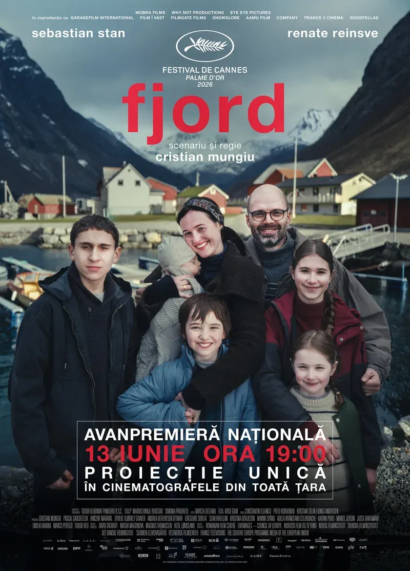 Avanpremieră națională: FJORD, noul film al lui Cristian Mungiu, sâmbătă 13 iunie 2026 la Centrul „Jean Constantin”