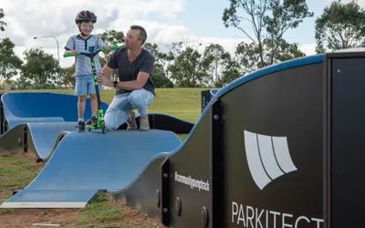 Distracție, sport, recreere la un loc pentru tineri! - Pumptrack Modular