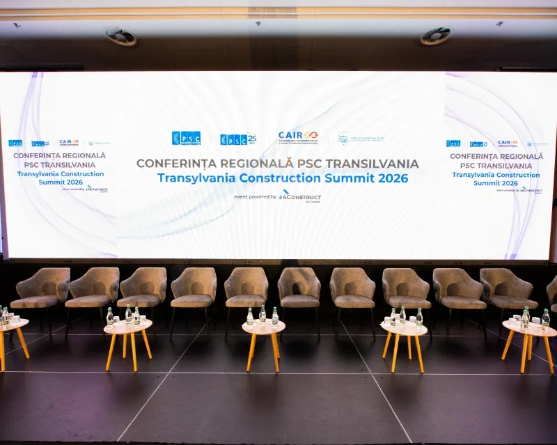 ANAZ la aniversarea a 25 de ani ai Patronatului Societăților din Construcții (PSC) Conferința Regională PSC Transilvania, Cluj-Napoca în 12 martie 2026