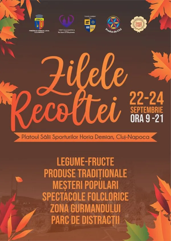 Zilele Recoltei revin în acest weekend la Cluj-Napoca